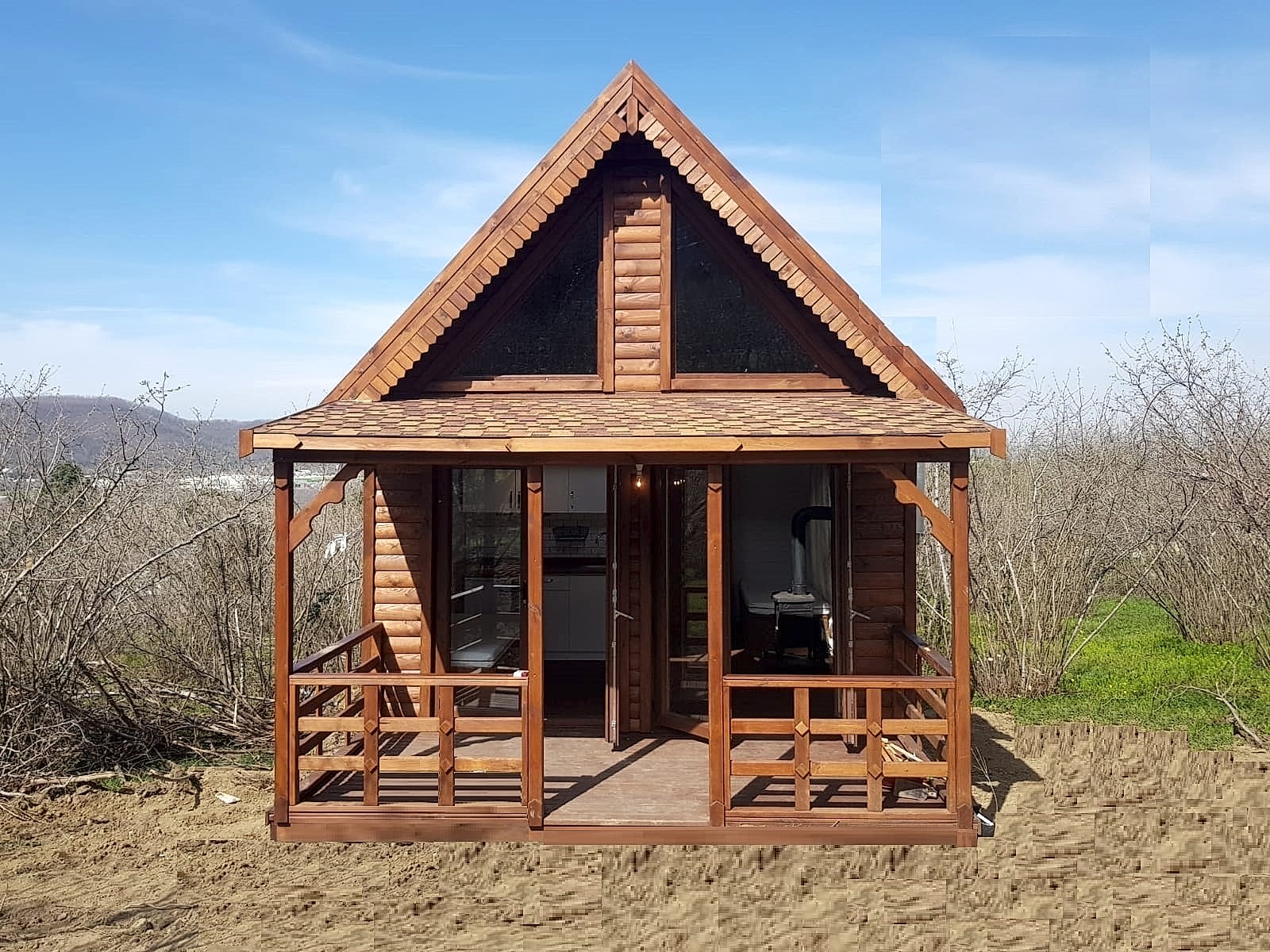 SAKARYA AHŞAP BUNGALOV 30m2