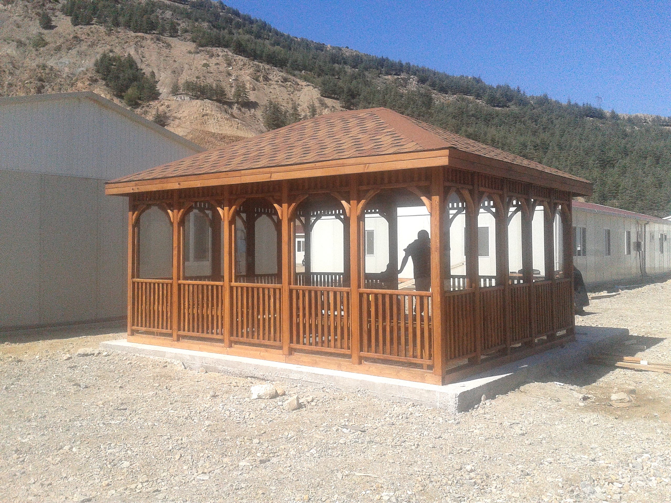 AHŞAP KAMELYA LOCA, CABANA, PAVİLİON, GAZEBO, VERANDA, KIŞ BAHÇESİ, ÇARDAK, PERGOLA, AHŞAP OTEL, BUNGALOV, TINYHOUSE
